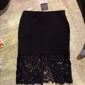 Top shop black pencil skirt